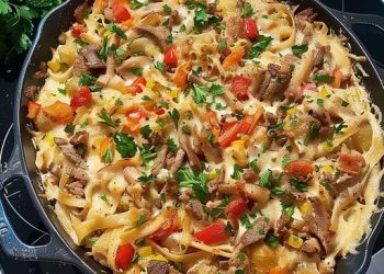 GYROS-SPÄTZLE AUFLAUF REZEPT