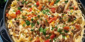 GYROS-SPÄTZLE AUFLAUF REZEPT