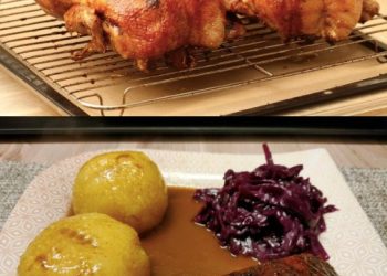 Entenbraten mit Apfelrotkohl, Mhmm unglaublich lecker