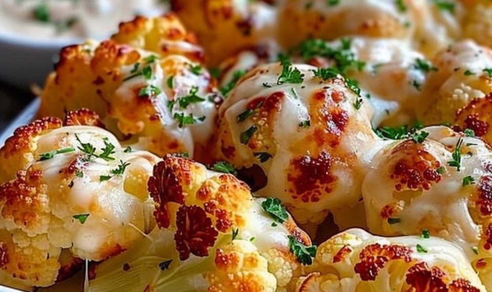 Blumenkohl Mit Knuspriger Käsekruste