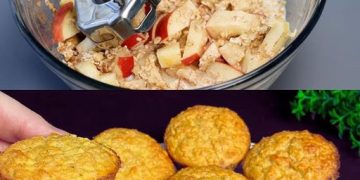 Apfel-Haferflocken-Muffins