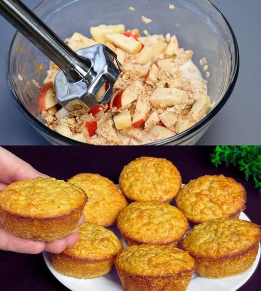 Apfel-Haferflocken-Muffins