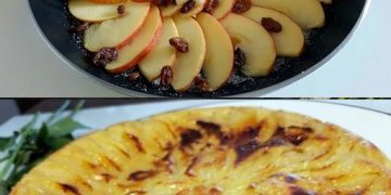 Rezept für Apfel-Zitronen-Pfannkuchen