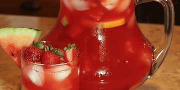 Erdbeer Bowle Mit Melone