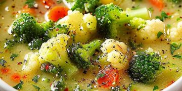 Herzhafte Brokkoli und Blumenkohlsuppe: Eine nährende Köstlichkeit