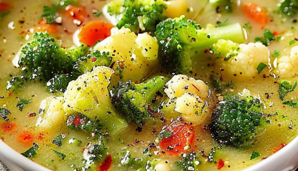 Herzhafte Brokkoli und Blumenkohlsuppe: Eine nährende Köstlichkeit
