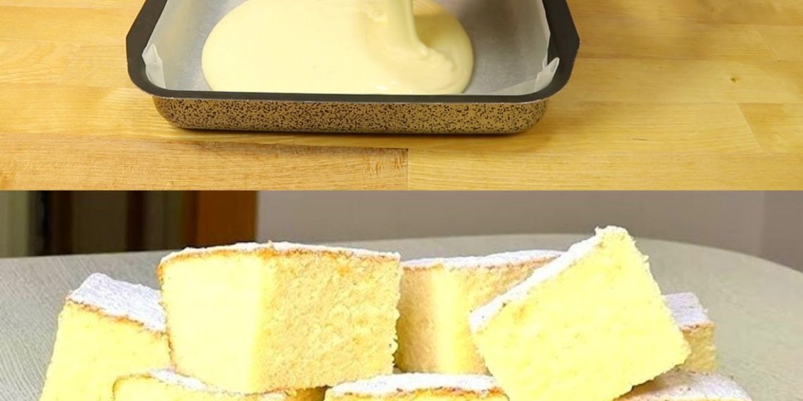 Fantastischer Heißer Milchkuchen in 10 Minuten im Ofen!