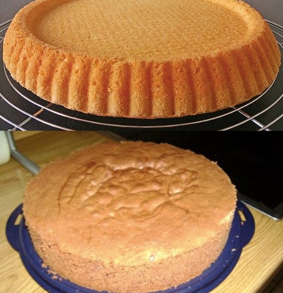 Biskuitboden für Torten, Schmeckt ausgezeichnet