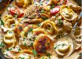 Abgefahren Lecker, Cremige Tortellini In Hähnchen Schmand 10 Minuten