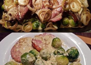 Kasseler-Rosenkohl-Auflauf, Ein tolles Gericht sehr lecker