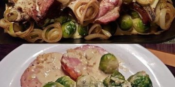 Kasseler-Rosenkohl-Auflauf, Ein tolles Gericht sehr lecker