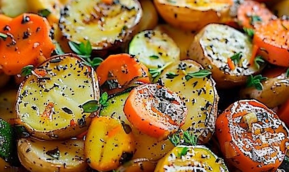 Kartoffel-Karotten-Zucchini-Pfanne