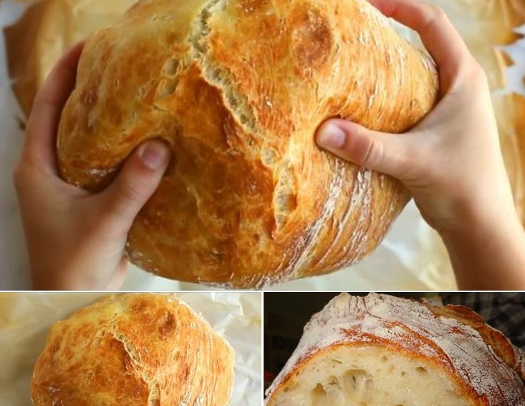 Brot Rezept: Superlecker und Einfach! Außen Knusprig, Innen Weich