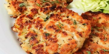 Leckere Blumenkohl Schnitzel