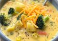 Mensch ist das leckeeeer mhmm Cheddar Brokkoli Kartoffel Suppe