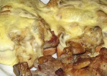  Jägertoast mit Käse überbacken, zum Sattessen – megalecker und so einfach zubereitet