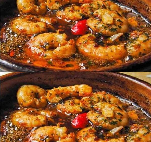 Mit Knoblauch und Petersilie sautiertes Schnellrezept für Garnelen