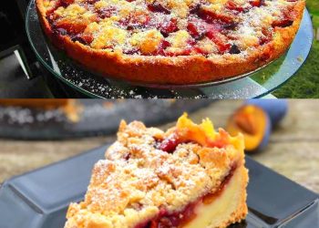 Gelingt jedes Mal, Omas saftiger Zwetschgenkuchen mit Zimtstreuseln
