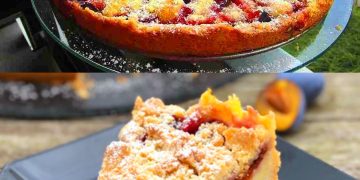 Gelingt jedes Mal, Omas saftiger Zwetschgenkuchen mit Zimtstreuseln