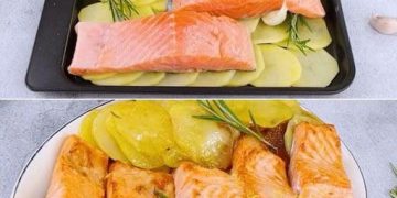 Lachs und Ofenkartoffeln: schnell und einfach