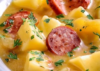 Die leckerste Kartoffelsuppe der Welt, konnte ich täglich essen!