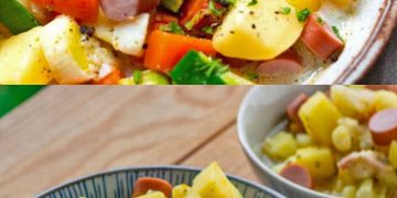 Omas Kartoffelsuppe mit Würstchen Rezept 