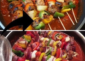  Schaschlik mit selbstgemachter Schaschliksoße 