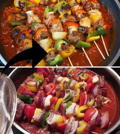  Schaschlik mit selbstgemachter Schaschliksoße 