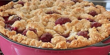 Kirsch Vanillepudding Streuselkuchen