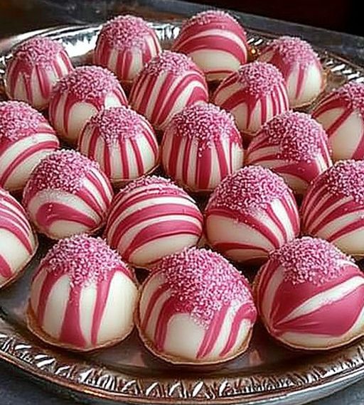 Marzipan – Himbeer – Pralinen