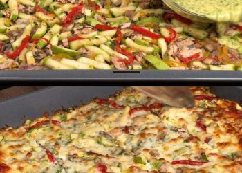 Gebackener Hähnchen-Gemüse-Auflauf