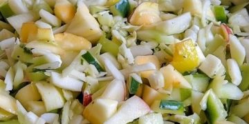 Apfel – Porree – Salat