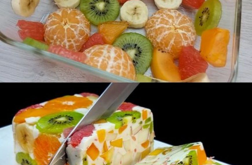 Nur Milch und Obst Leckeres Dessert ohne Gelatine