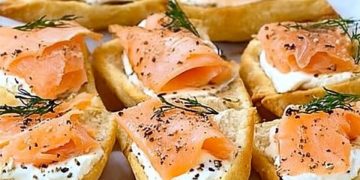 Brottaschen mit Käse und Lachs: köstlich für eine einfache und originelle Vorspeise!