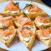 Brottaschen mit Käse und Lachs: köstlich für eine einfache und originelle Vorspeise!
