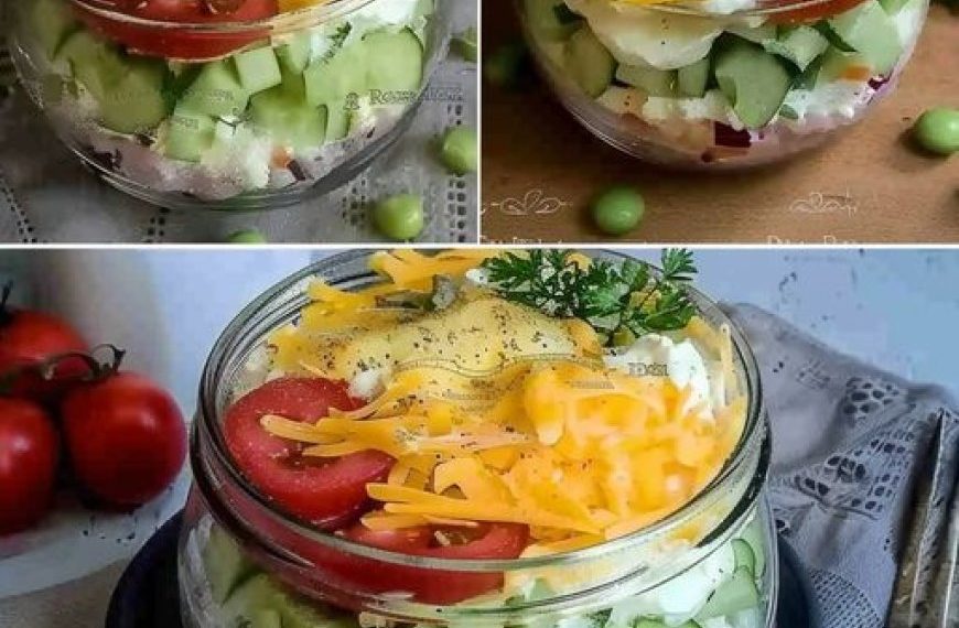 Der Beste Salat Überhaupt: Übernacht-Salat, Lecker Und Super Zum Vorbereiten