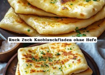 Ruck Zuck Knoblauchfladen ohne Hefe
