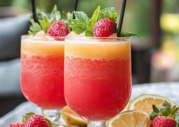Sommerlicher Apfel – Melonen – Smoothie