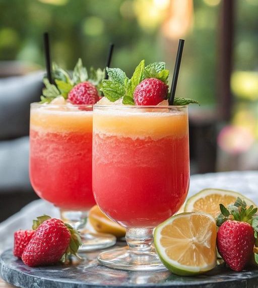 Sommerlicher Apfel – Melonen – Smoothie