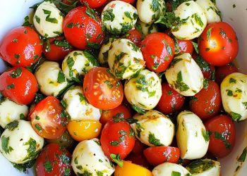 Italienischer Tomaten Mozzarella Salat … hmmm lecker