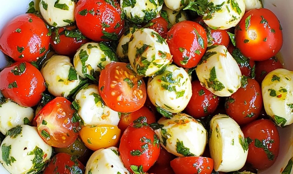 Italienischer Tomaten Mozzarella Salat … hmmm lecker