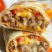 Cheeseburger-Wrap, schnelles und einfaches Rezept