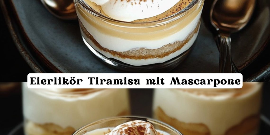 Eierlikör Tiramisu mit Mascarpone