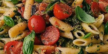 Eckis italienischer Nudelsalat mit Pesto – ein leckeres Rezept für die ganze Familie