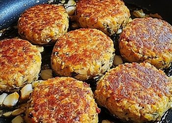 Haferflocken-Käse-Bratlinge