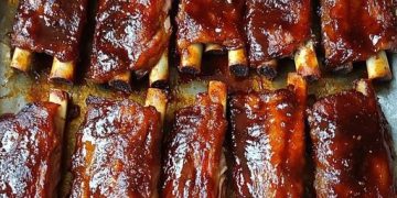Köstliche BBQ Spareribs für Smoker und Backofen mit Soße und Gewürzmischung