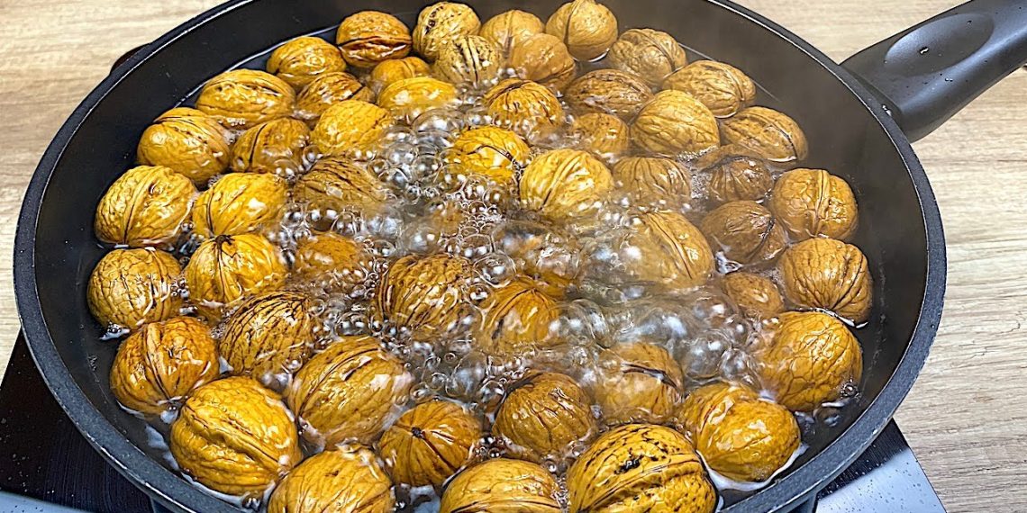 Legen Sie eine Walnuss in kochendes Wasser! Meine Großmutter hat mir dieses Geheimnis verraten