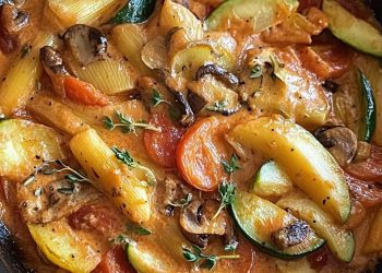 Sommerliche Schupfnudelpfanne