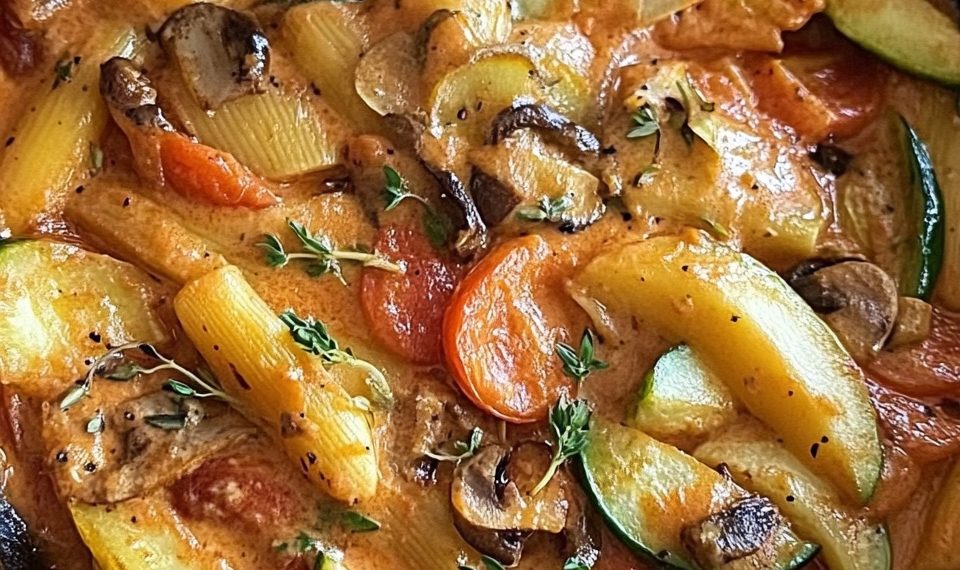 Sommerliche Schupfnudelpfanne