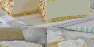 Zitronen Mascarpone-Schnitten